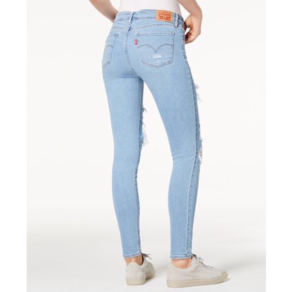 Levi's Women's 711 Ripped Skinny Jeans - Picture 2 of 5